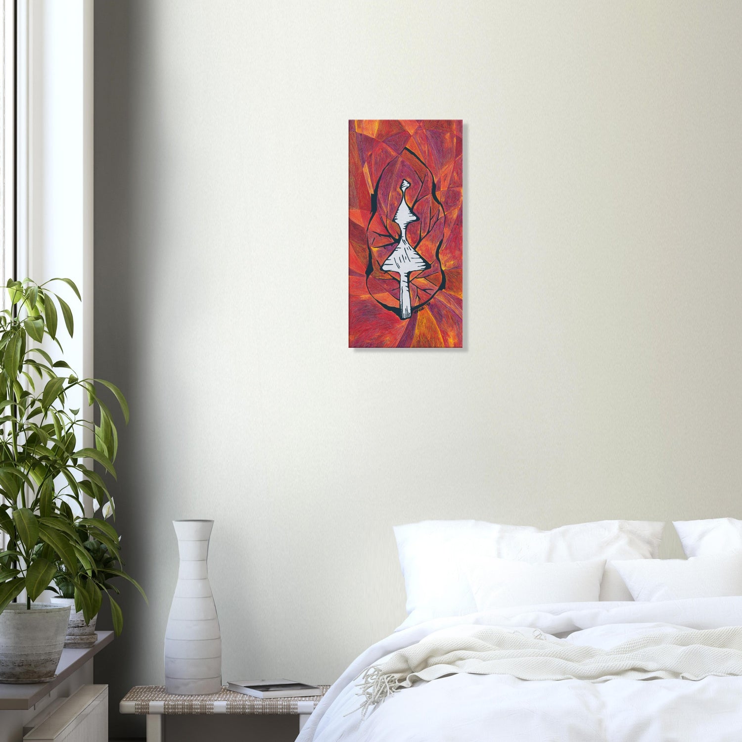 Piquero Boutique
"Autumn" Slim canvas print, 30x60 cm / 12x24″  (Bedroom mock-up)